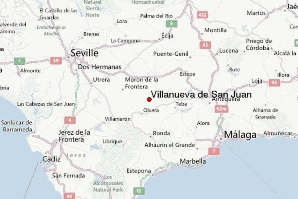 הוילה Villanueva de San Juan Casa Tipica De Pueblo Andaluz מראה חיצוני תמונה